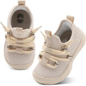 New Centipede Demon Toddler Girls Size 4 Tan Slide On Barefoot Breathable Shoes